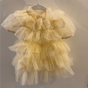 Tutu Du Monde Cream Tulle Dress